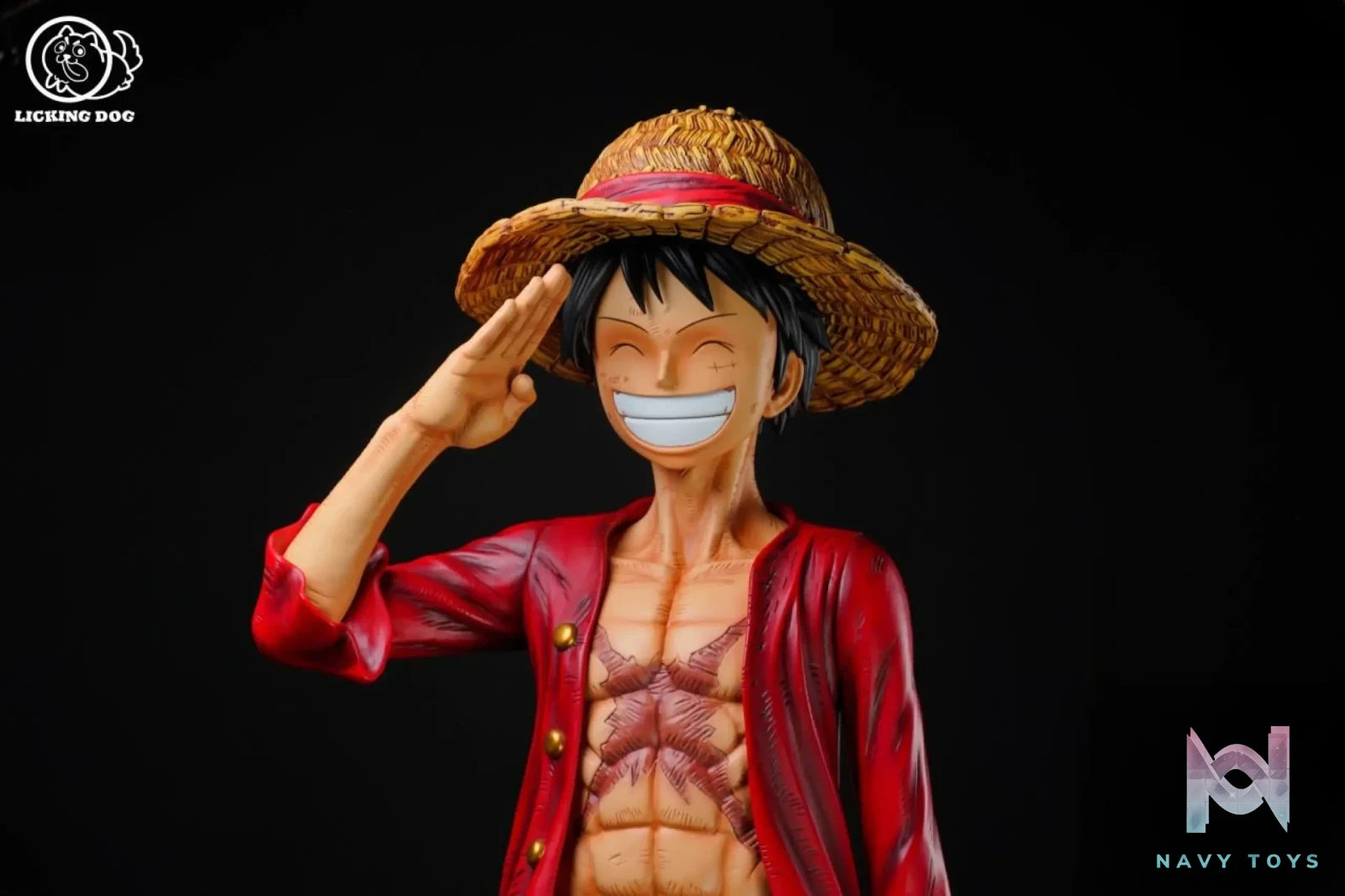 LICKING DOG Studio – One Piece Salute Monkey D. Luffy