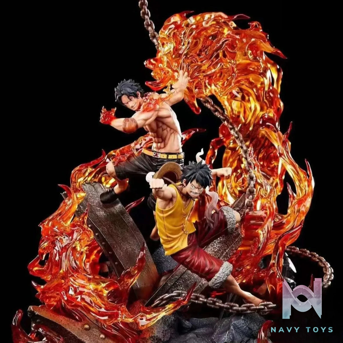 Ryu Studio – One Piece Top Wars Series Luffy & Ace (Licensed)