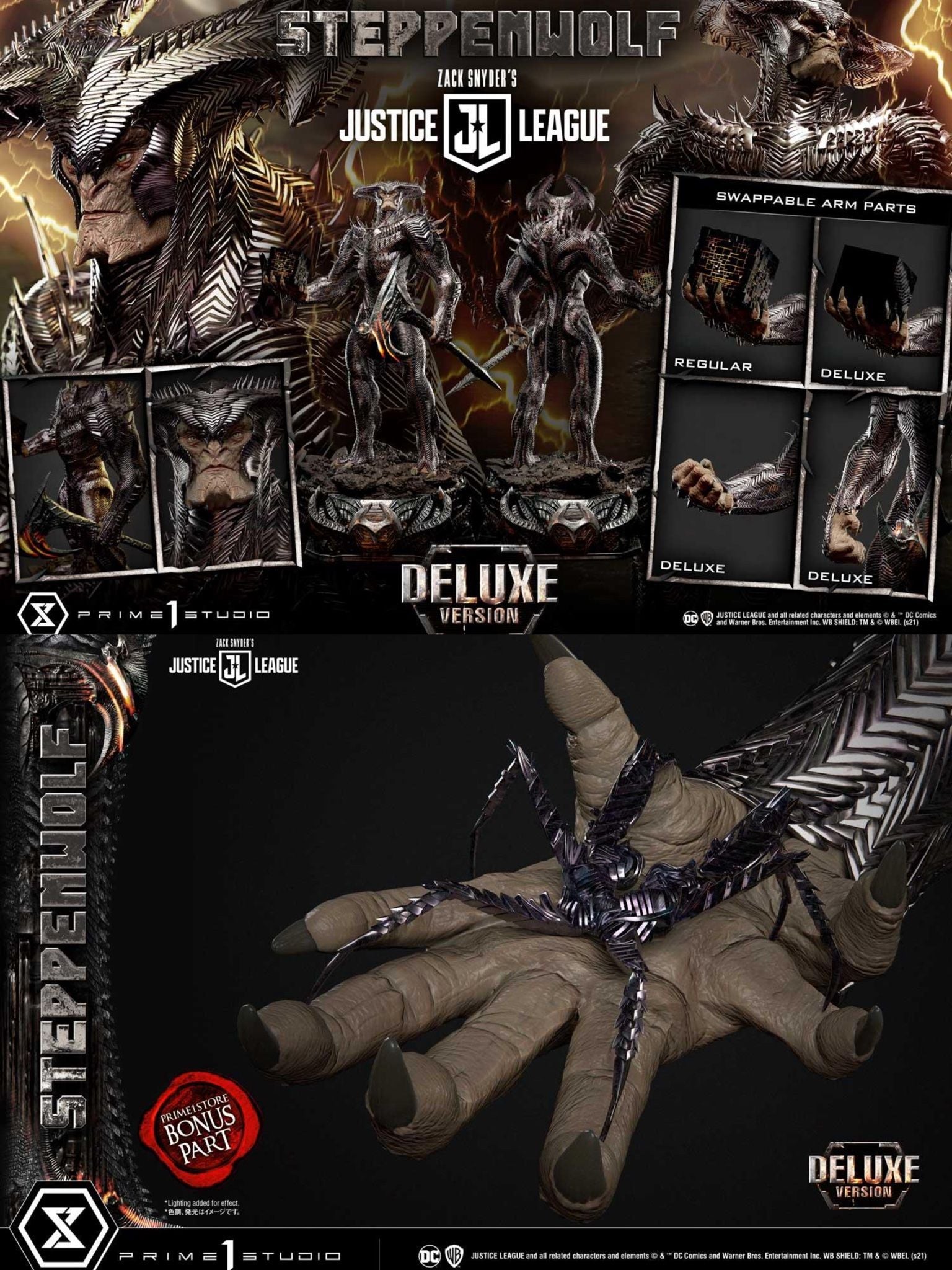 Steppenwolf - Zack Snyder's Justice League - Prime 1 Studio (MMJL - 09; MMJL - 09DXS)