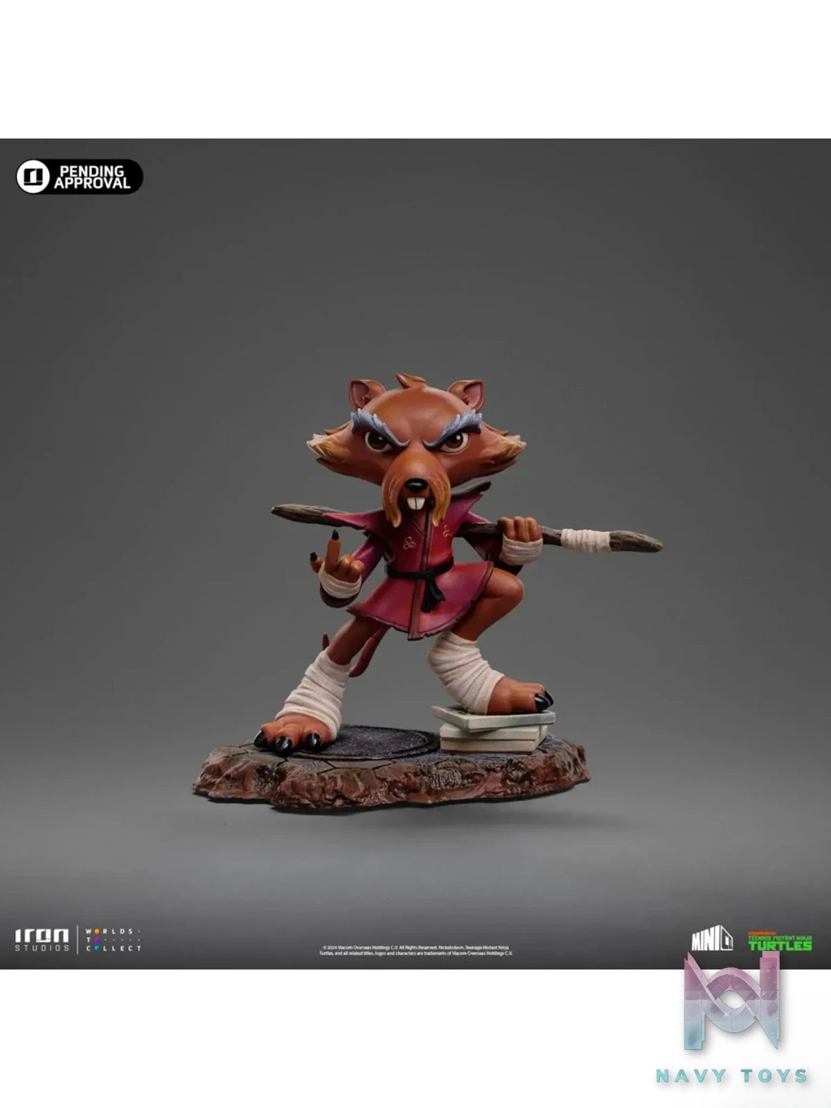Iron Studio – Marvel MiniCo Series Spider-Man & Splinter & Apollo 11 Astronaut & Captain America (Licensed)