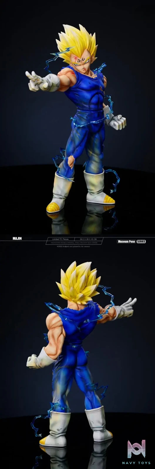 PowerClub Studio – Ultra ego Vegeta & Majin Vegeta 1/6 Collectible Statues Dragon Ball