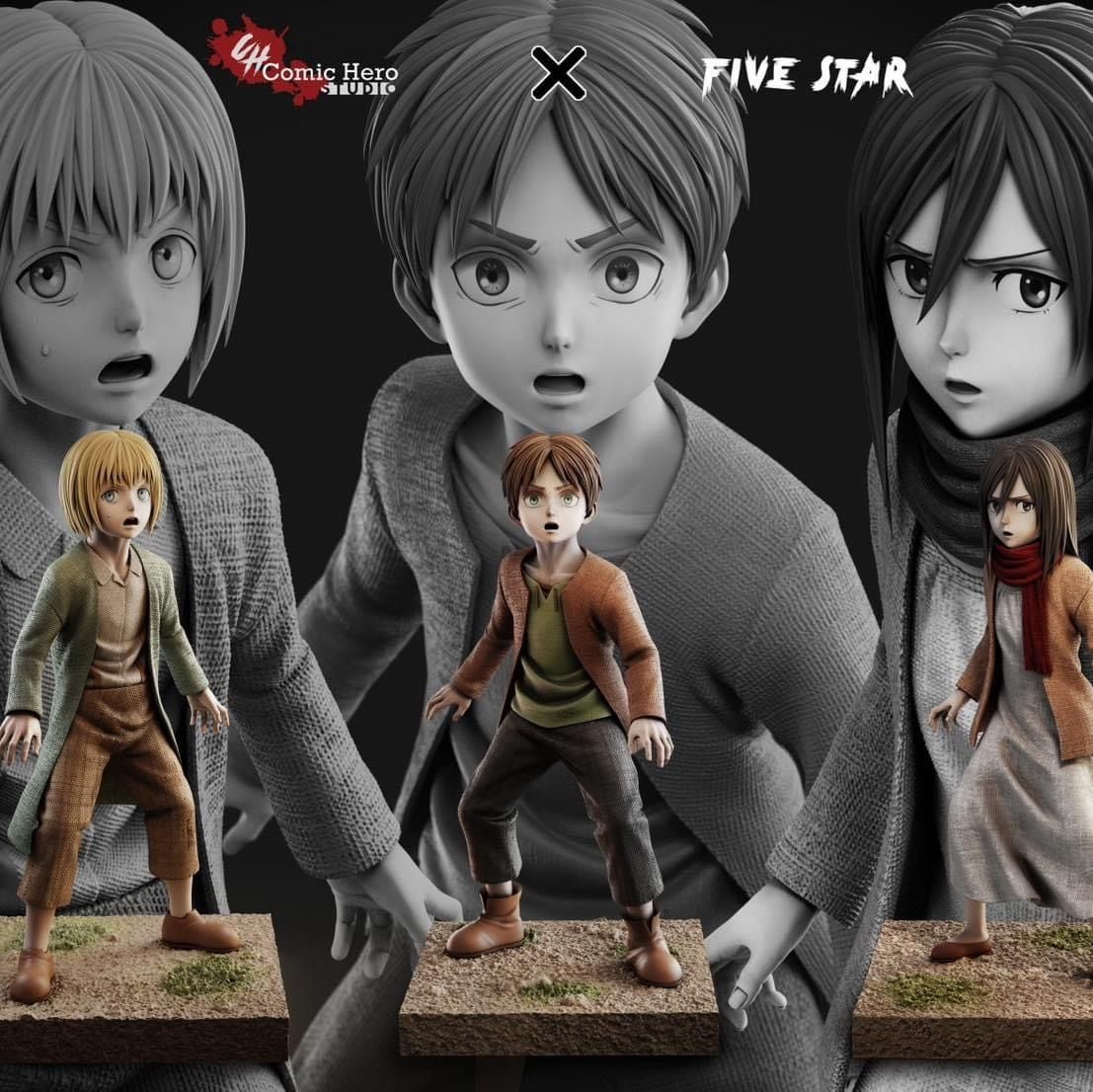 Childhood Mikasa Ackerman - Attack on Titan - Comic Hero Studio resin statue Comic Hero Studio anime figure