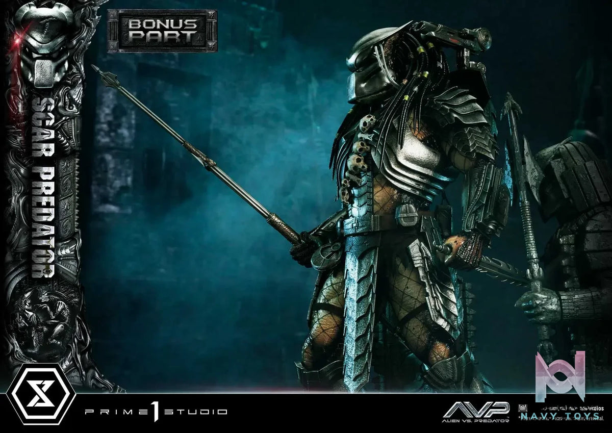 Prime 1 Studio Museum Masterline Alien vs. Predator Scar Predator MMPR-04 MMPR-04DX MMPR-04DXS