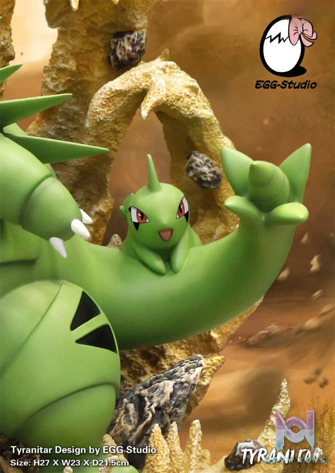 EGG Studio – Pokémon Tyranitar Evolution Series