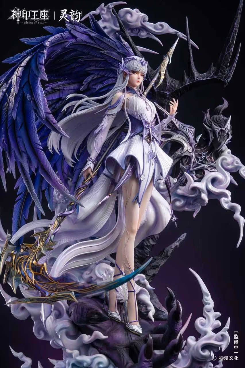 Cai'er resin statue LingYun Studio anime figure