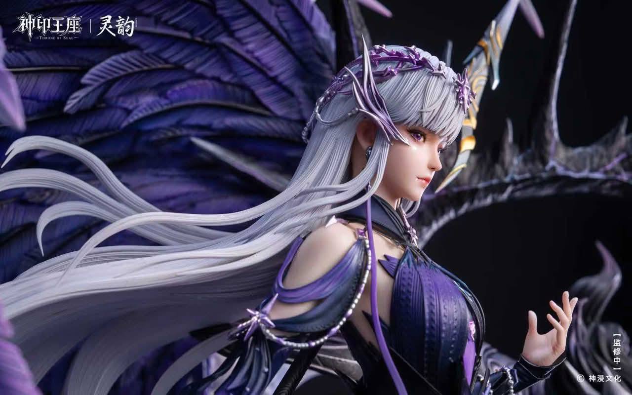 Cai'er resin statue LingYun Studio anime figure