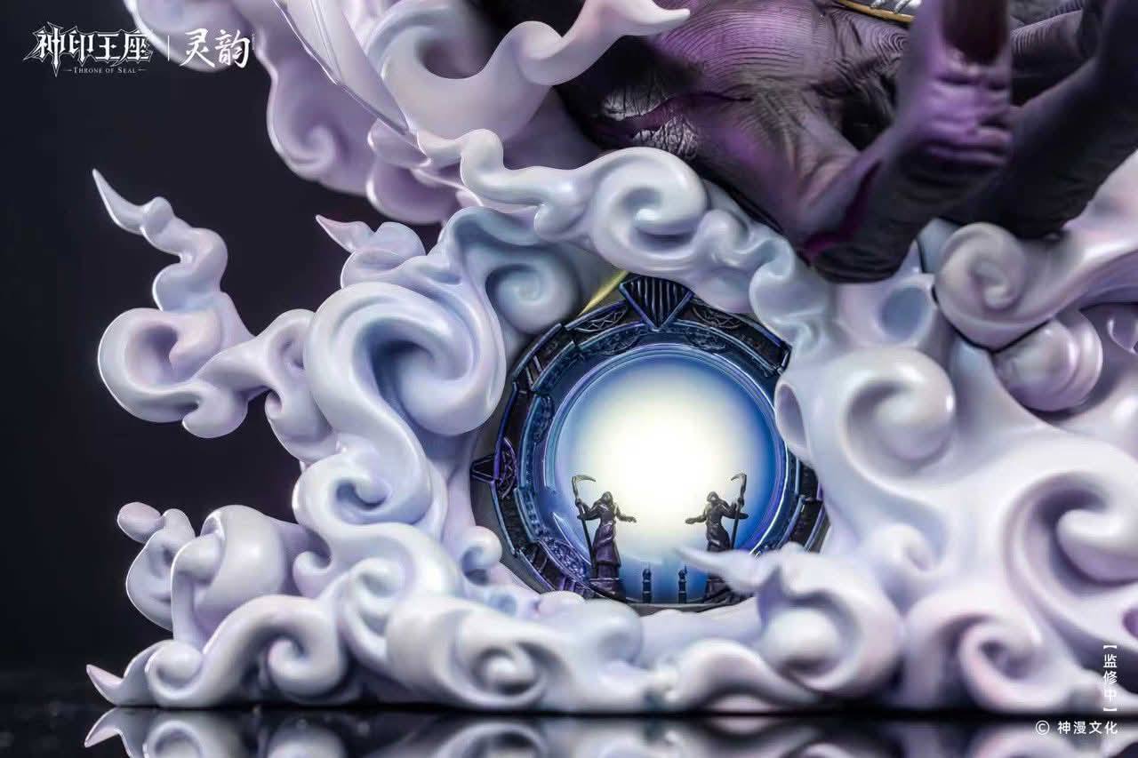 Cai'er resin statue LingYun Studio anime figure