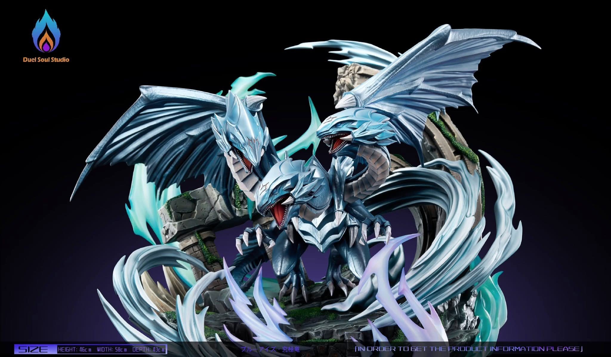 Blue Eyes Ultimate Dragon resin statue Duel Sould Studio anime figure