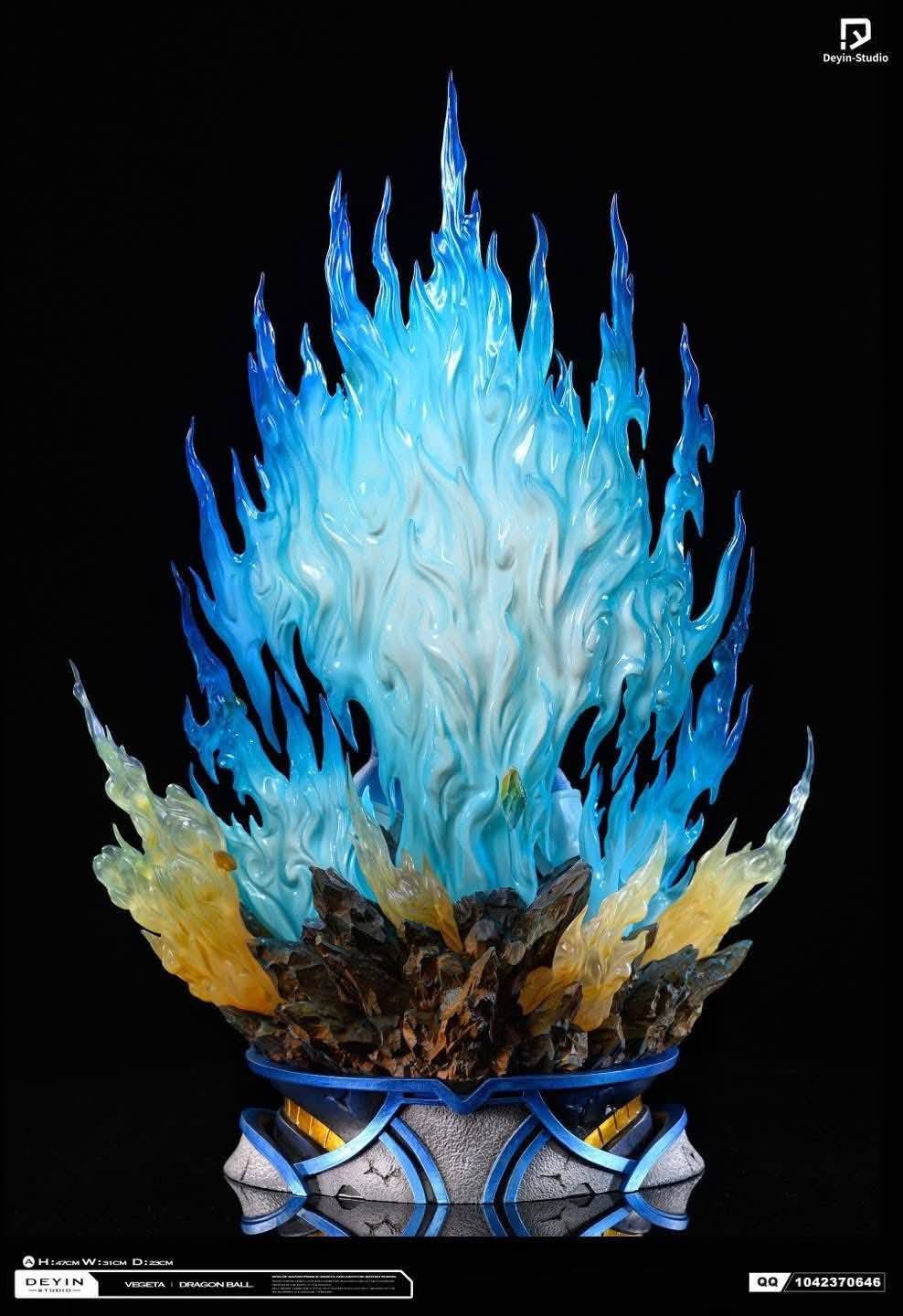Blue Vegeta resin statue Deiyin Studio anime figure