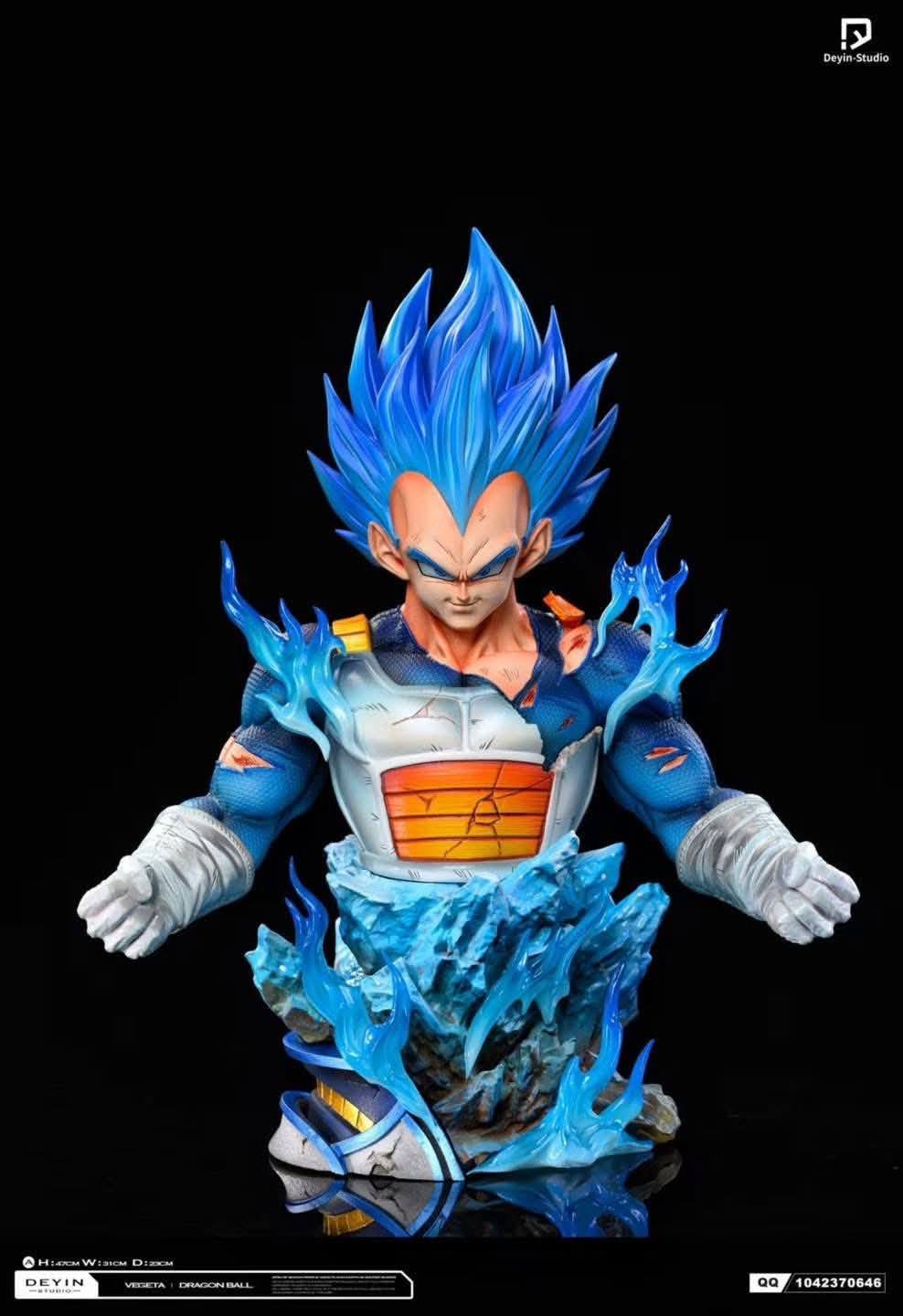 Blue Vegeta resin statue Deiyin Studio anime figure