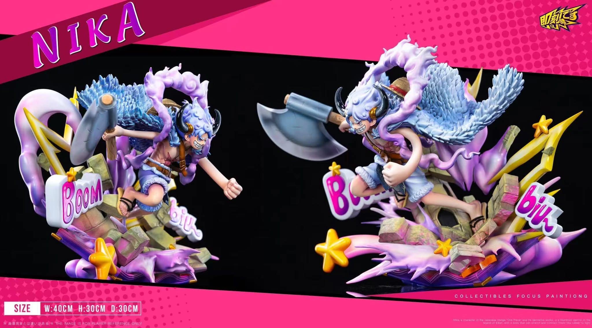 Luffy Nika resin statue Ji Ke Studio anime figure