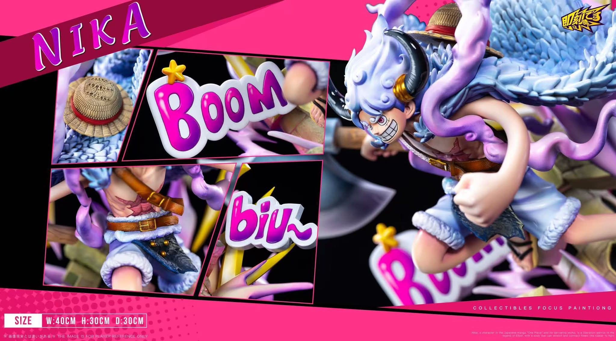 Luffy Nika resin statue Ji Ke Studio anime figure