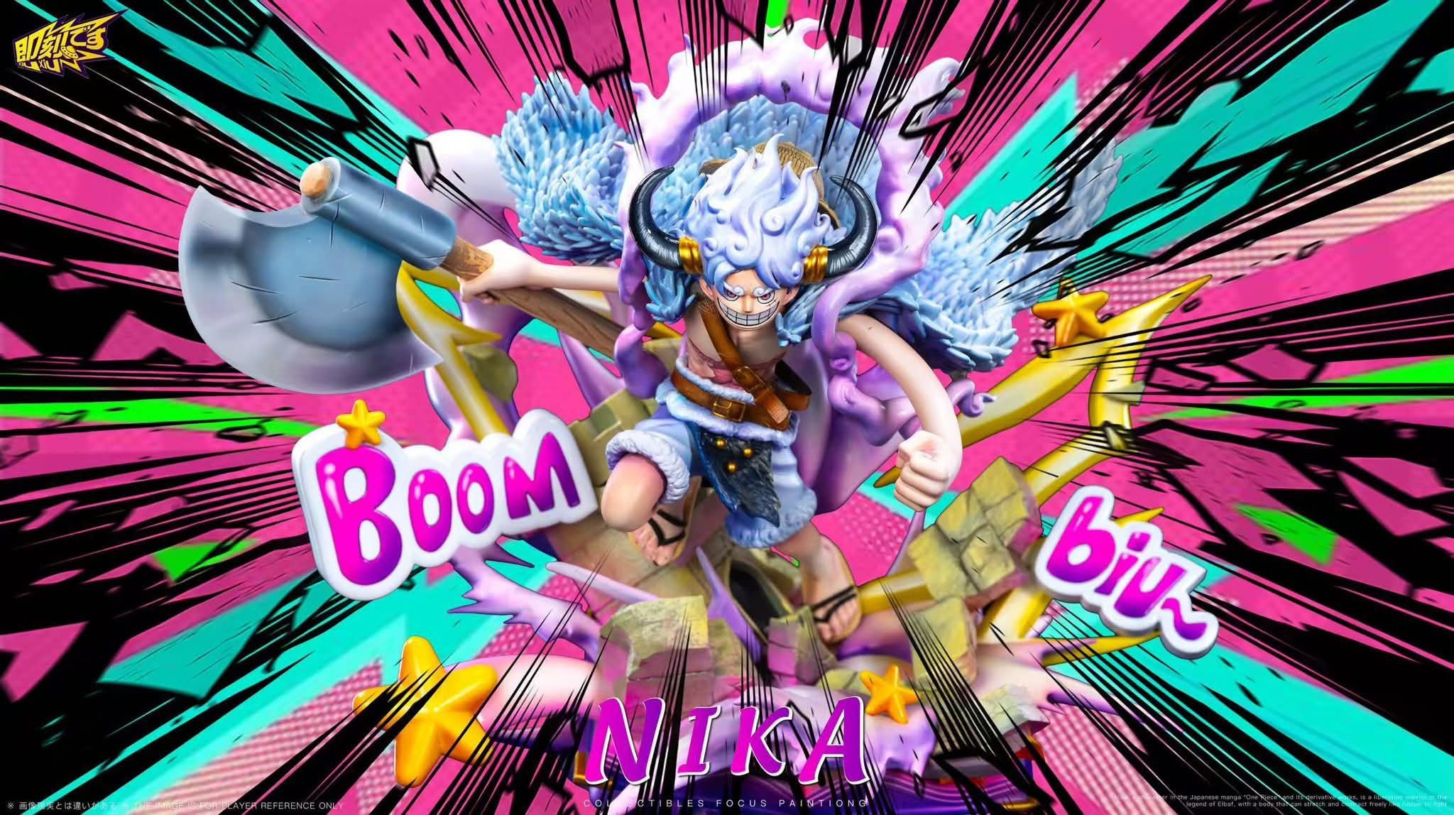 Luffy Nika resin statue Ji Ke Studio anime figure