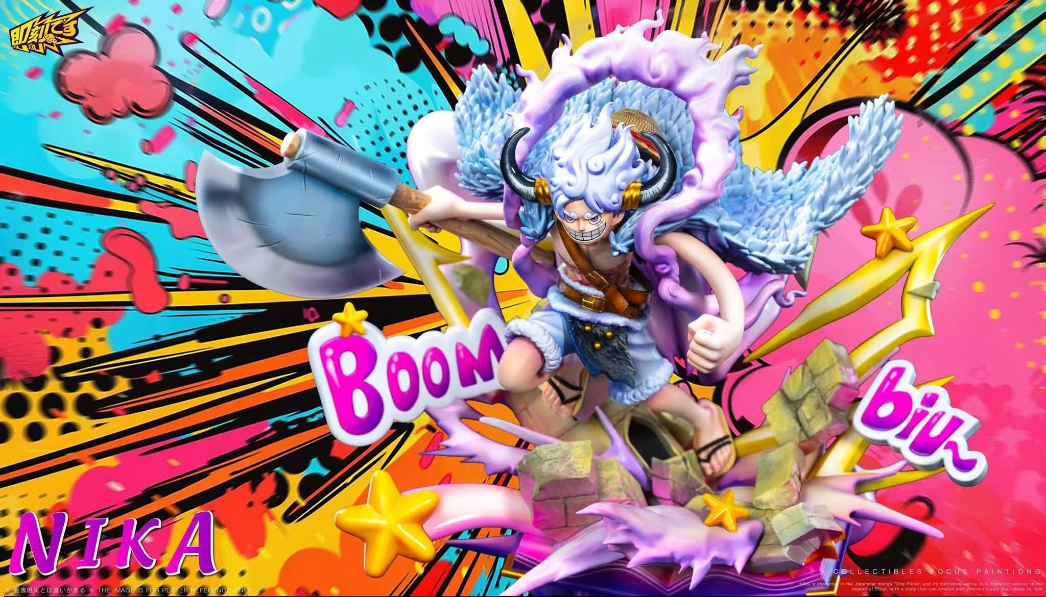 Luffy Nika resin statue Ji Ke Studio anime figure