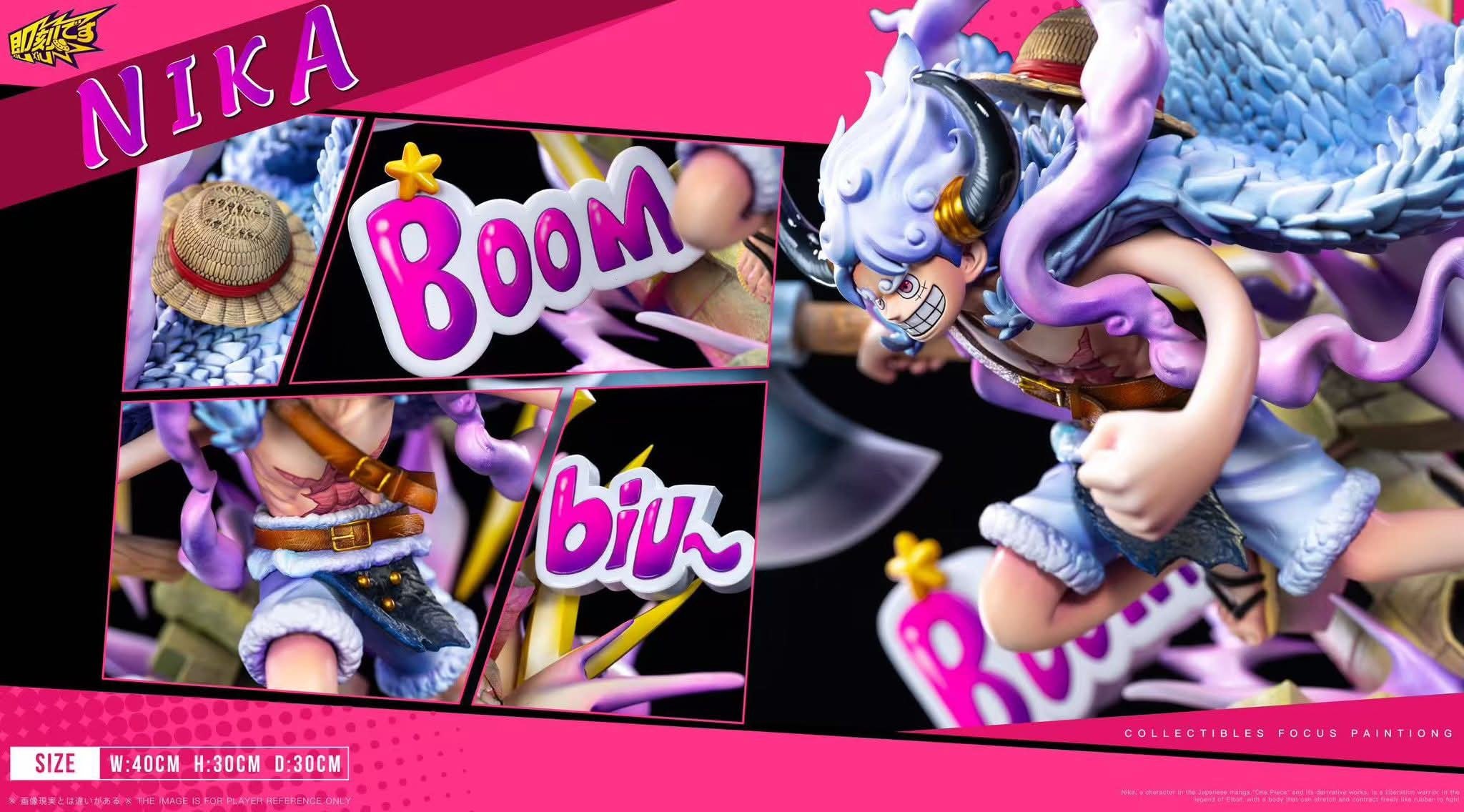 Luffy Nika resin statue Ji Ke Studio anime figure