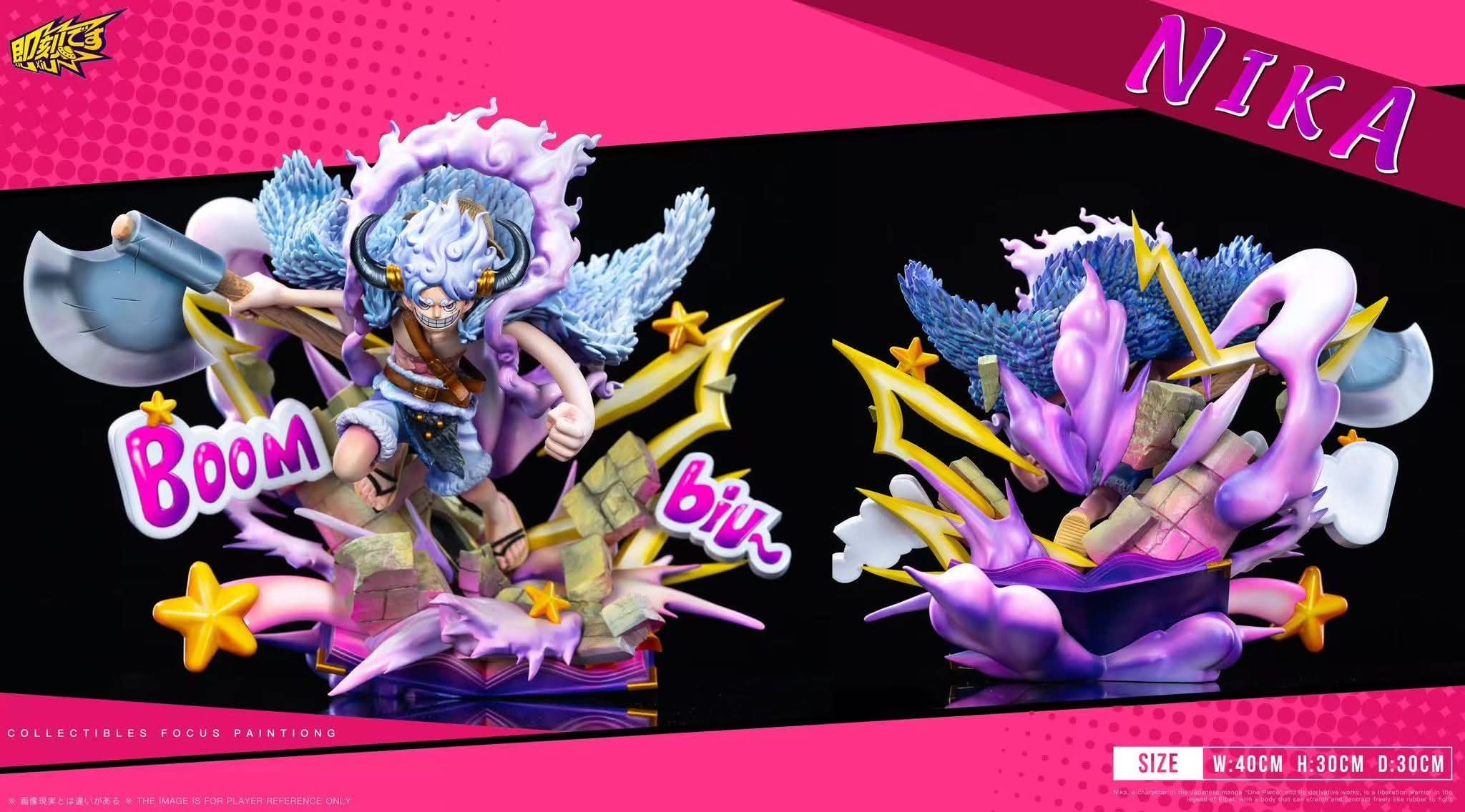 Luffy Nika resin statue Ji Ke Studio anime figure