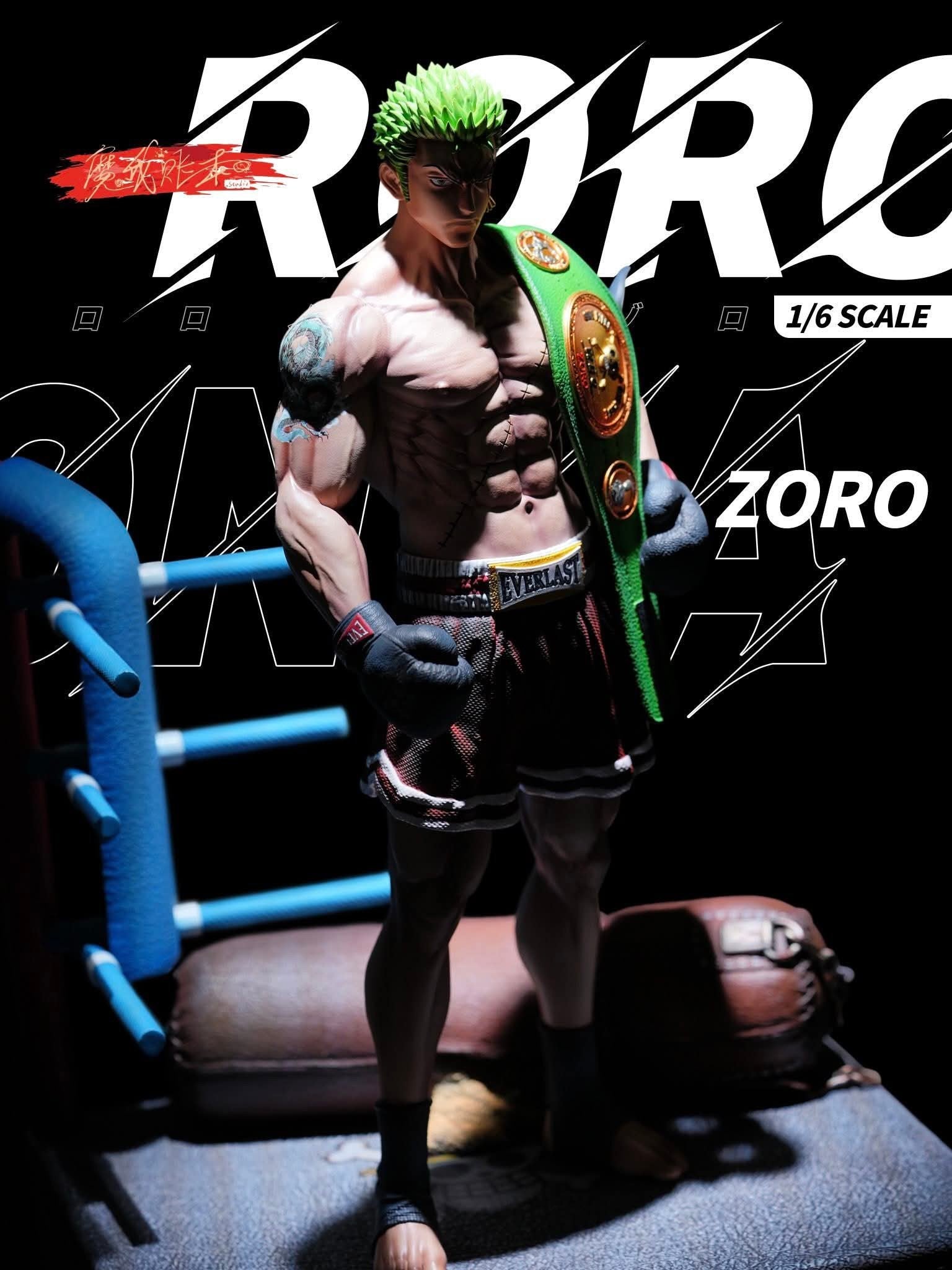 Boxing series 01 Roronoa Zoro resin statue MagicBook Studio anime figure
