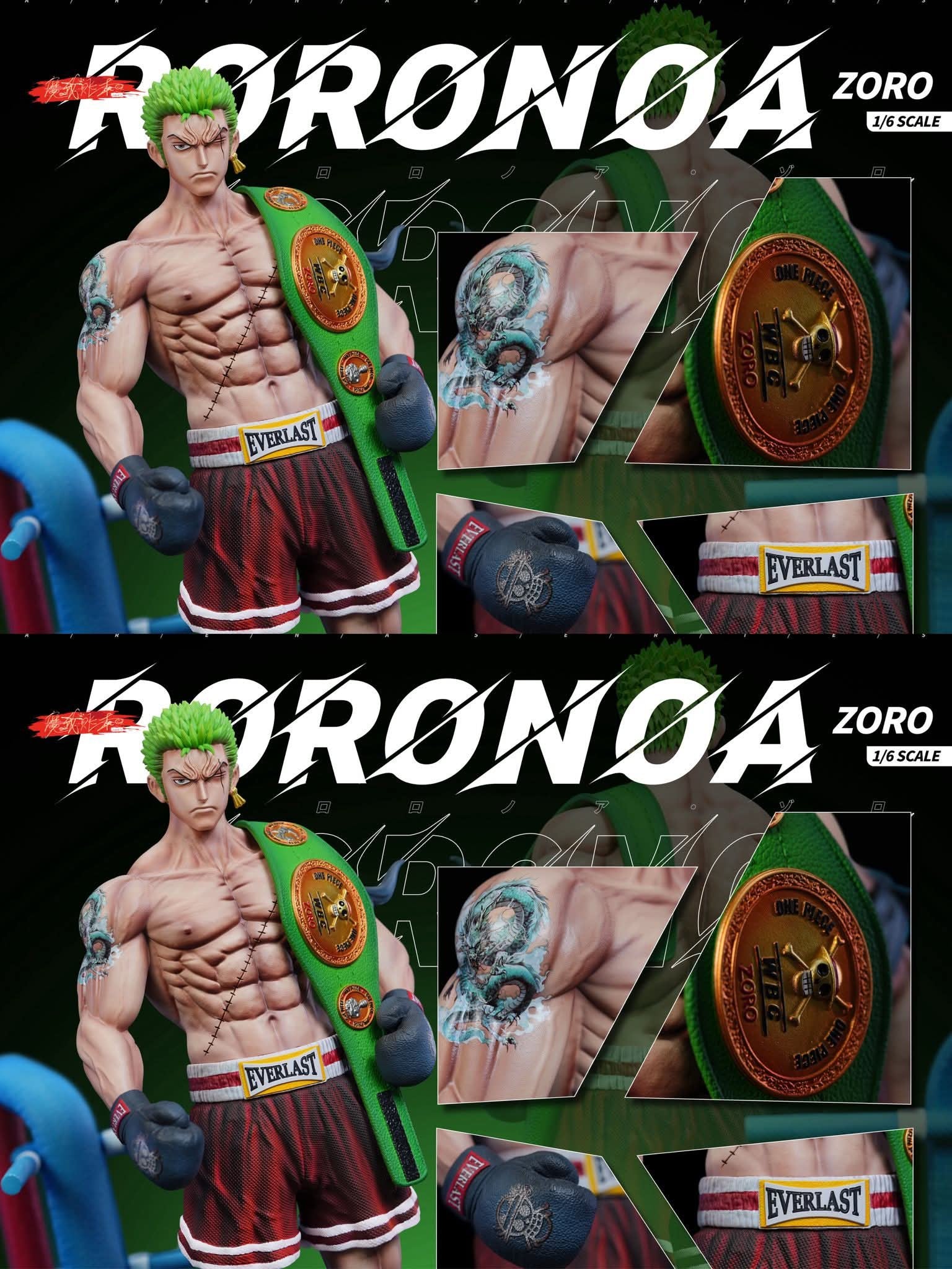 Boxing series 01 Roronoa Zoro resin statue MagicBook Studio anime figure