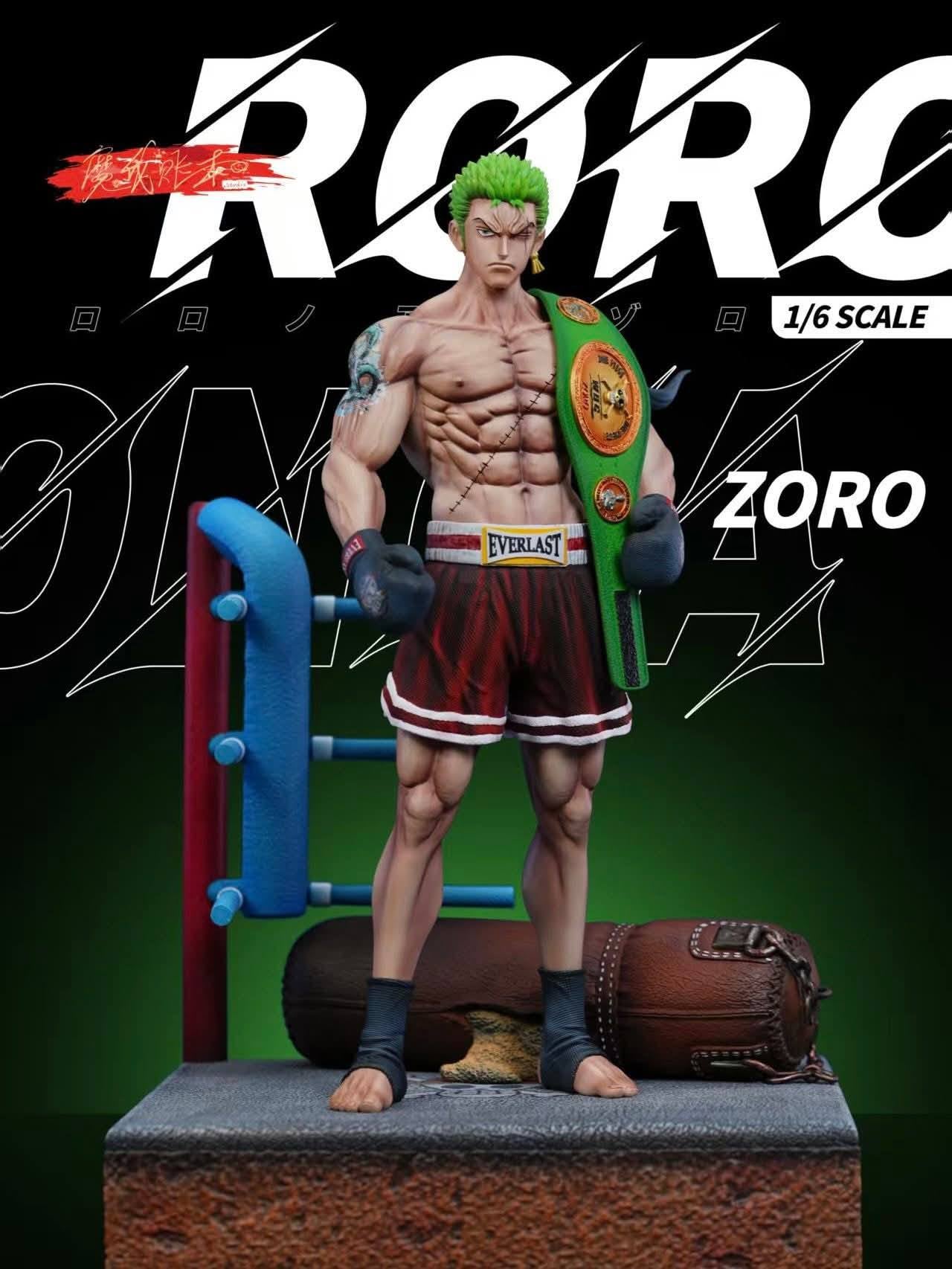 Boxing series 01 Roronoa Zoro resin statue MagicBook Studio anime figure