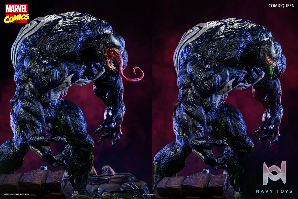Queen Studio – Marvel14 Spider-Man VS Venom Full Body Figure (Licensed)
