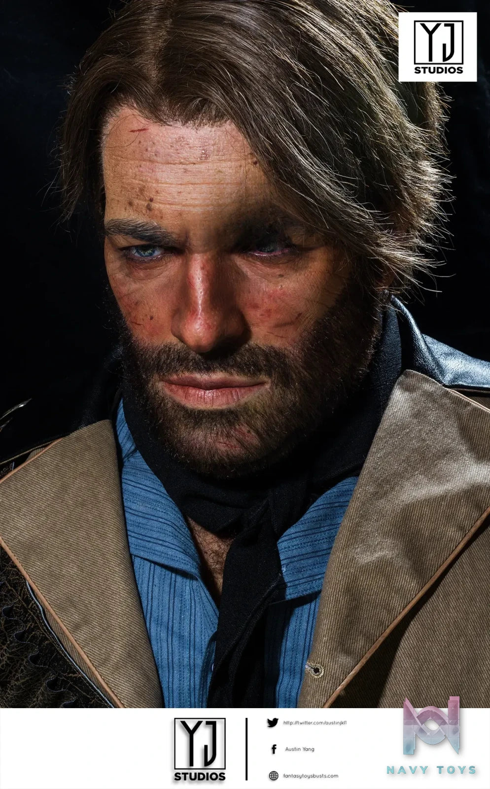 YJ Studio – Arthur Morgan 1/1 Bust Red Dead Redemption 2
