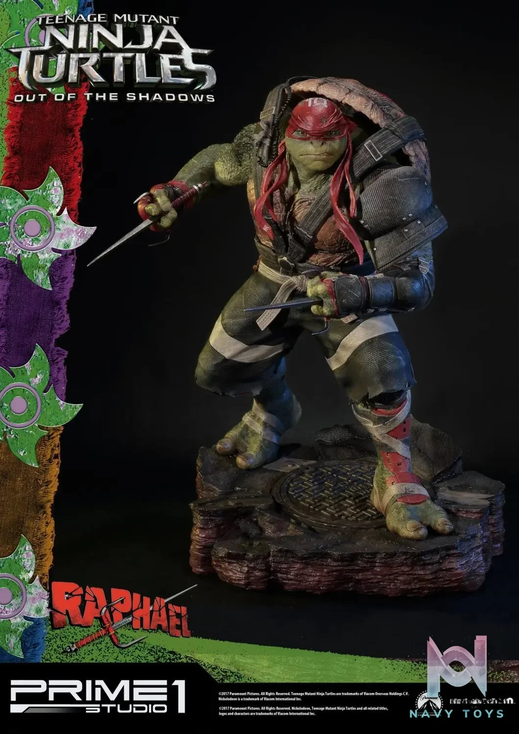 Prime 1 Studio – Premium Masterline Teenage Mutant Ninja Turtles: Out of the Shadows (Film) Raphael PMTMNT-03 (Licensed)