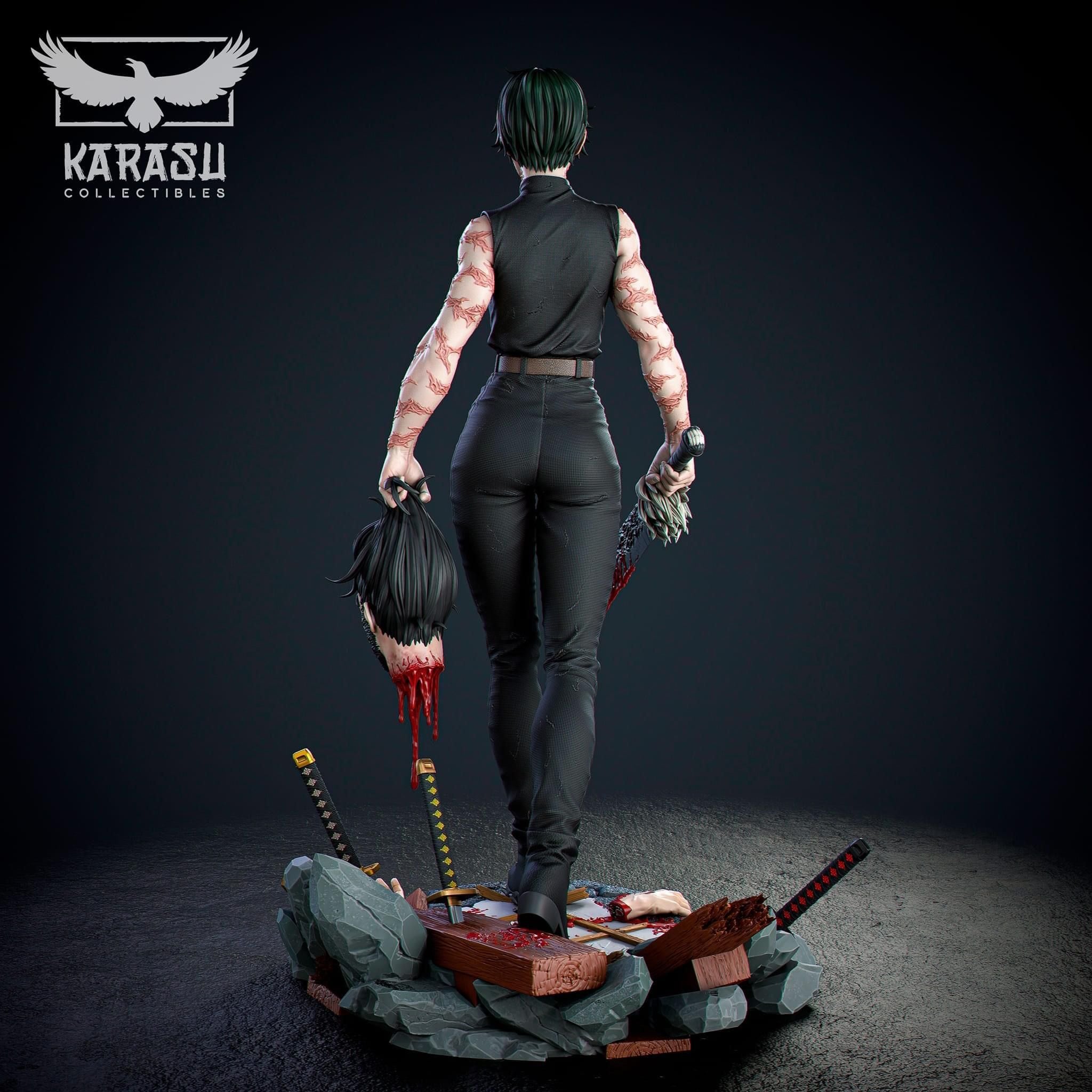 Zenin Maki - Jujutsu Kaisen - Karasu Studio resin statue Karasu Studio anime figure