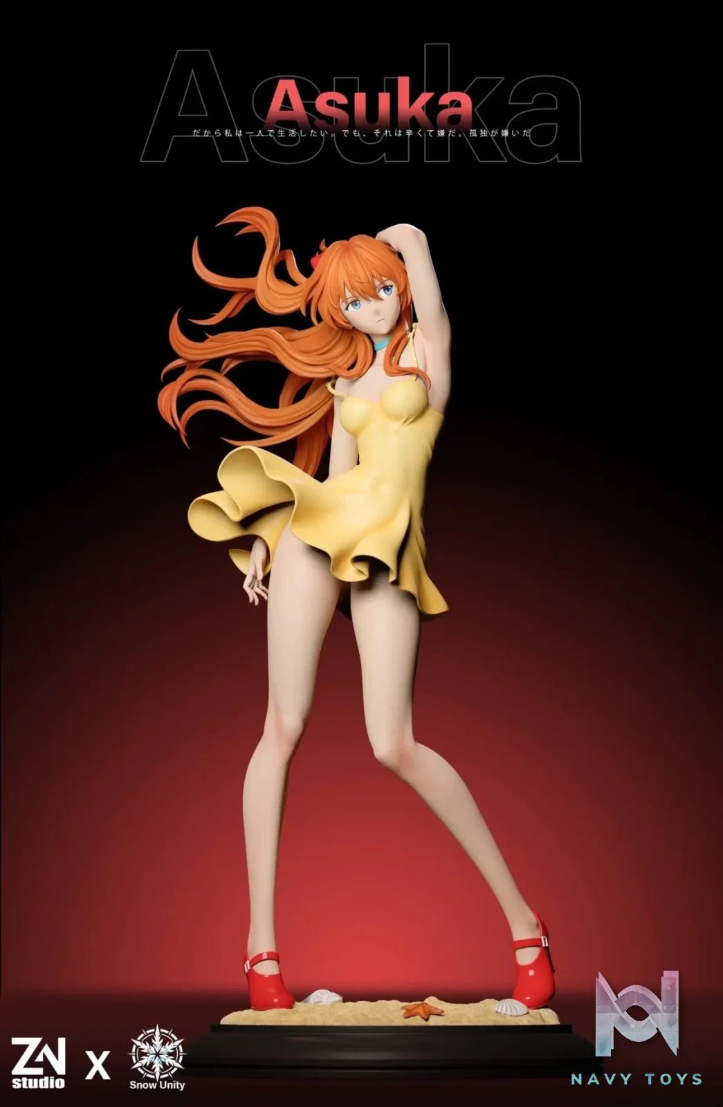 Soryu Asuka Langley Neon Genesis - Evangelion - Snow Unity Studio X ZN Studio resin statue Navy Toys anime figure