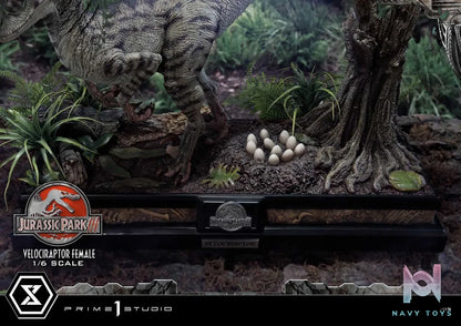 Prime 1 Studio – Legacy Museum Collection Jurassic Park III (Film) Velociraptor Female LMCJP-11 LMCJP-11S (Licensed)
