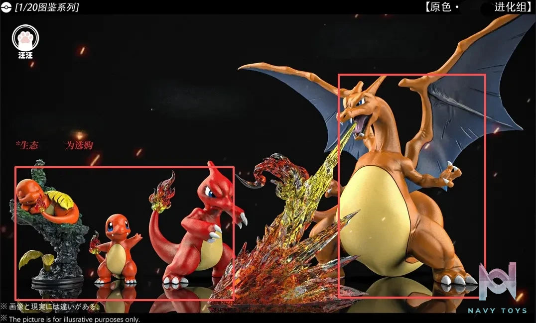 Wang Wang Studio – Charizard Evolution Set Pokémon