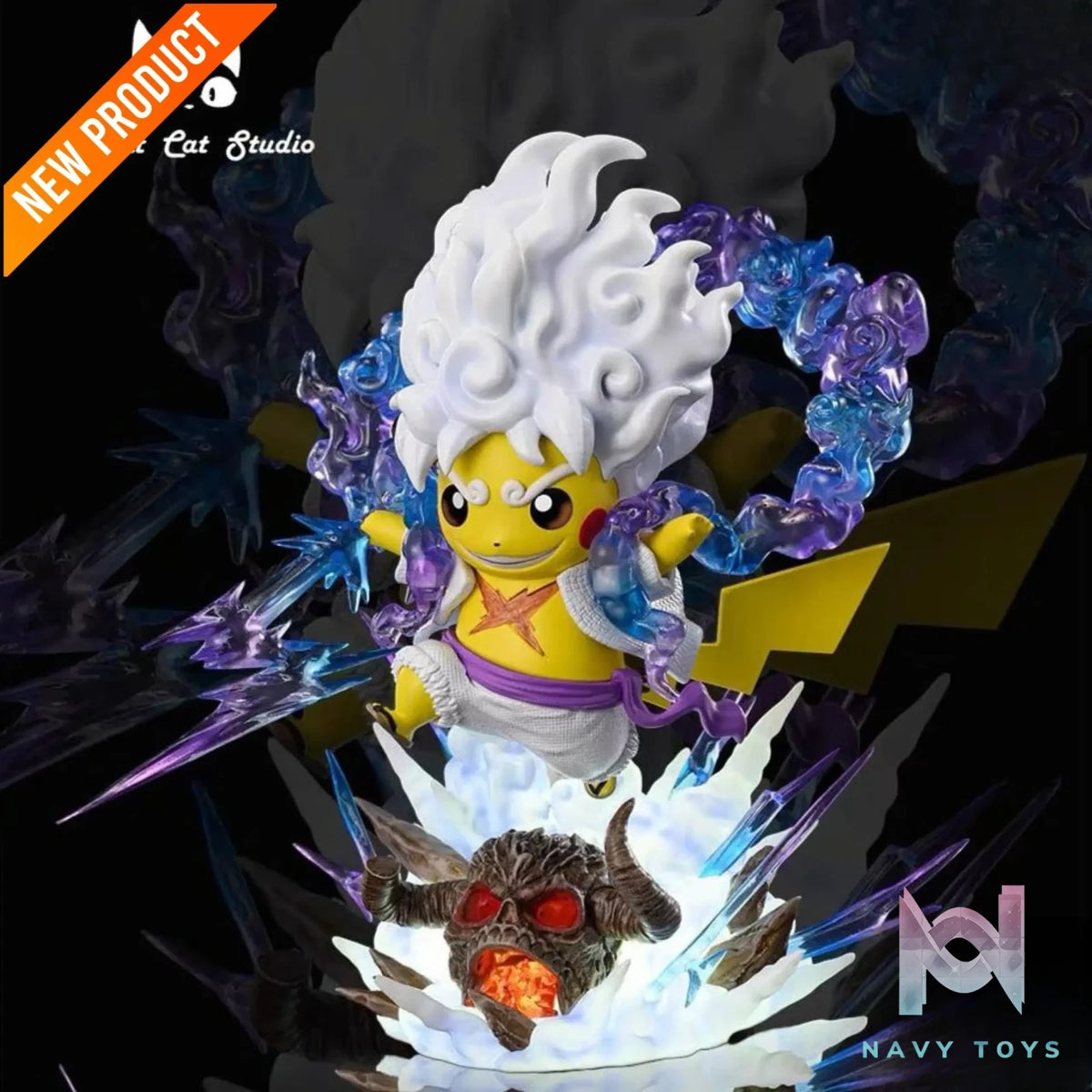 Night Cat Studio -Pokemon Nika Luffy Pikachu