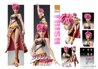 MEDICOS-E – Super Action Statue JoJo’s Bizarre Adventure Part 5 Trish Una Black Ver. (Licensed)