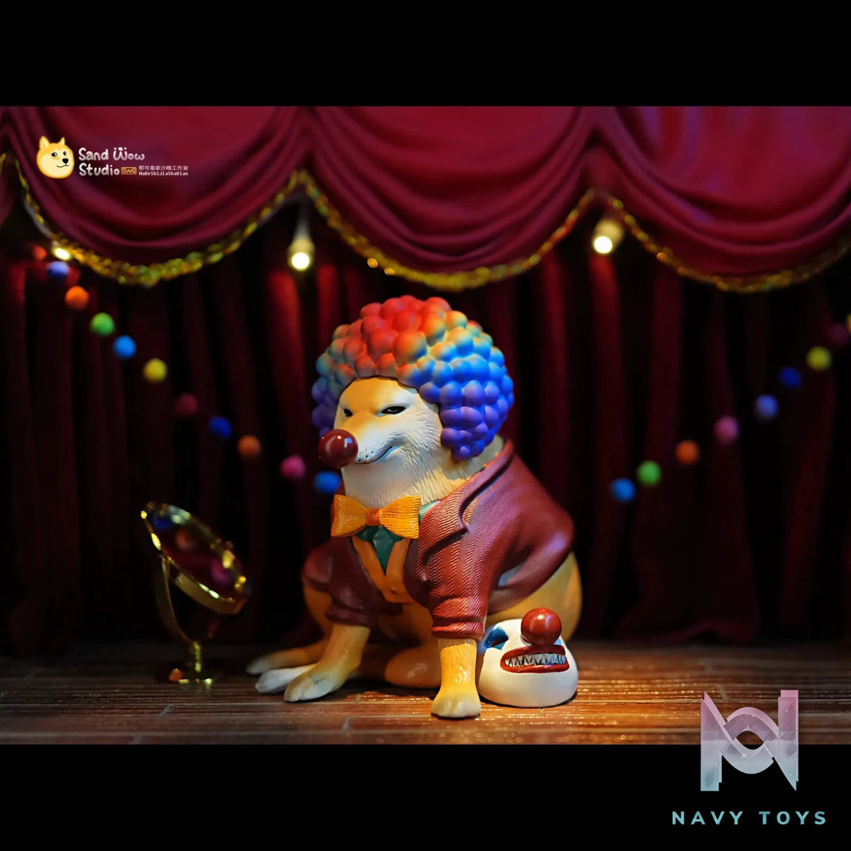Na Ke Shi Jia Sha Diao Studio – Clown Shiba Inu (Licensed)