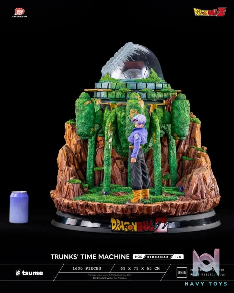 Tsume Studio - Dragon Ball TRUNKS' TIME MACHINE HQS Dioramax 1/6 Scale Statue (Licensed) resin statue Navy Toys anime figure