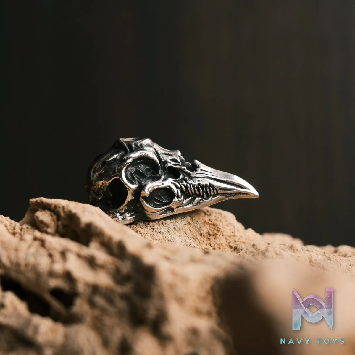Raven Studio (silver jewelry) – Original Exclusive “Bone Nest” Raven Skull Incense Burner Original