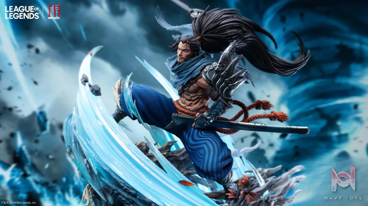 JIMEI PALACE Studio – League of Legends Yasuo The Unforgiven Scale Statue (Licensed)