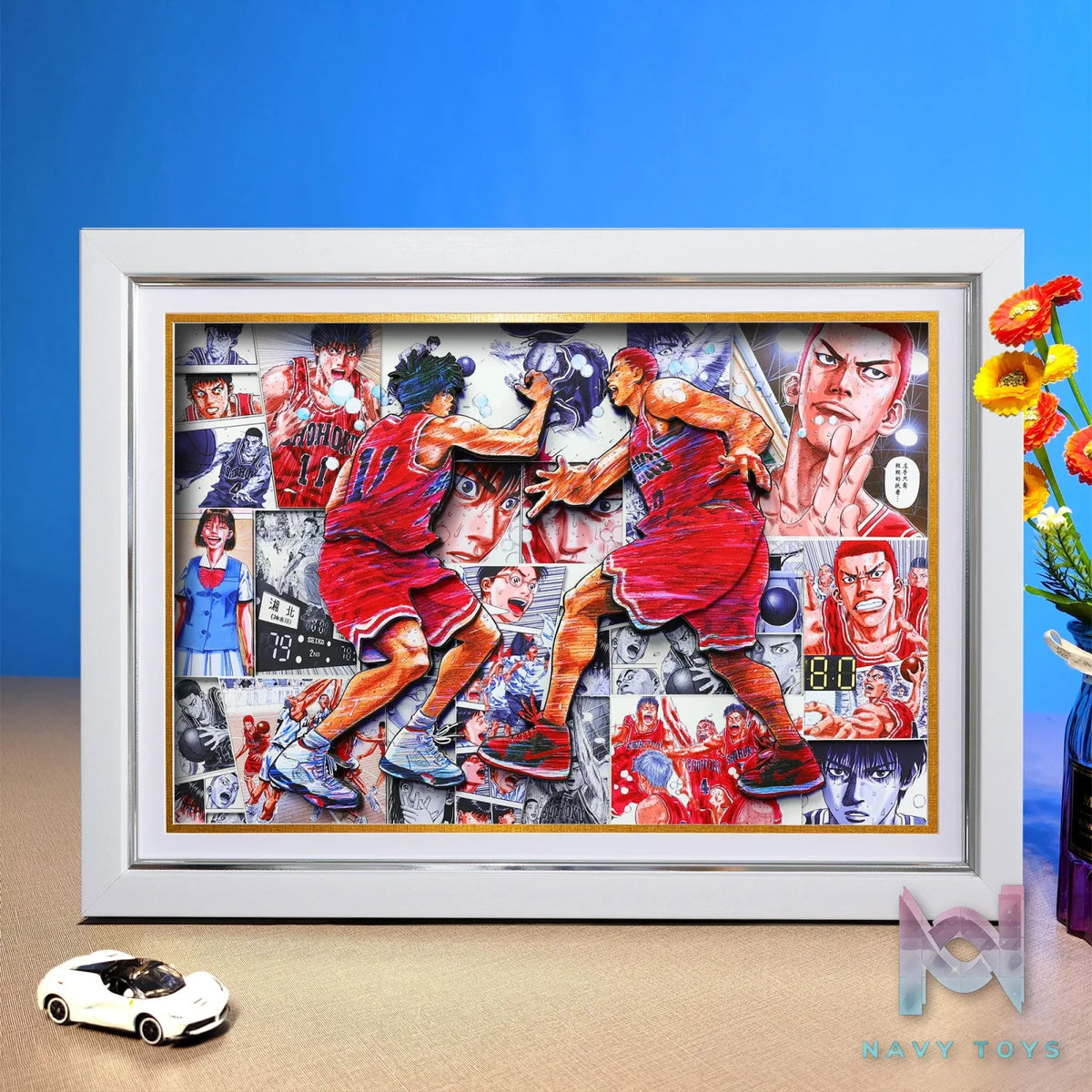Yu Zhi Jiang Studio – Slam Dunk Multiple Characters Series #4 3D Decorative Painting Slam Dunk
