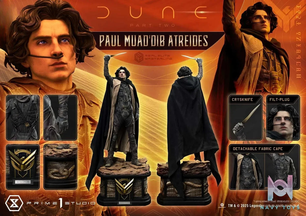 Prime 1 Studio – Real Elite Masterline Dune: Part Two (Film) Paul Atreides REMDUNE2-01 REMDUNE2-01UT REMDUNE2-01UTS (Licensed)