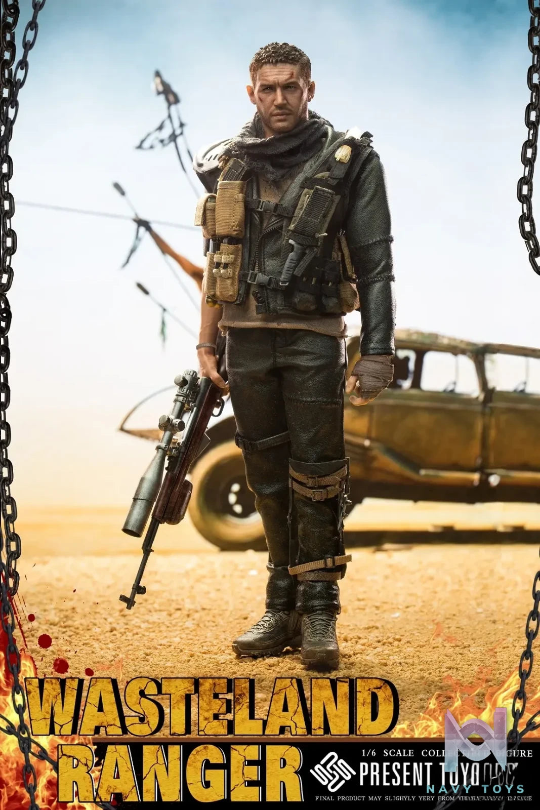 PRESENT TOYS – Wasteland 1/6 collectible toy – WASTELAND RANGER PT-sp56 (Licensed)
