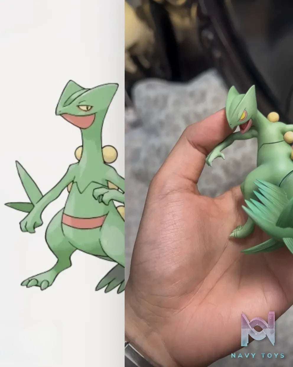 Cai You Studio – Sceptile Evolution Set Pokémon