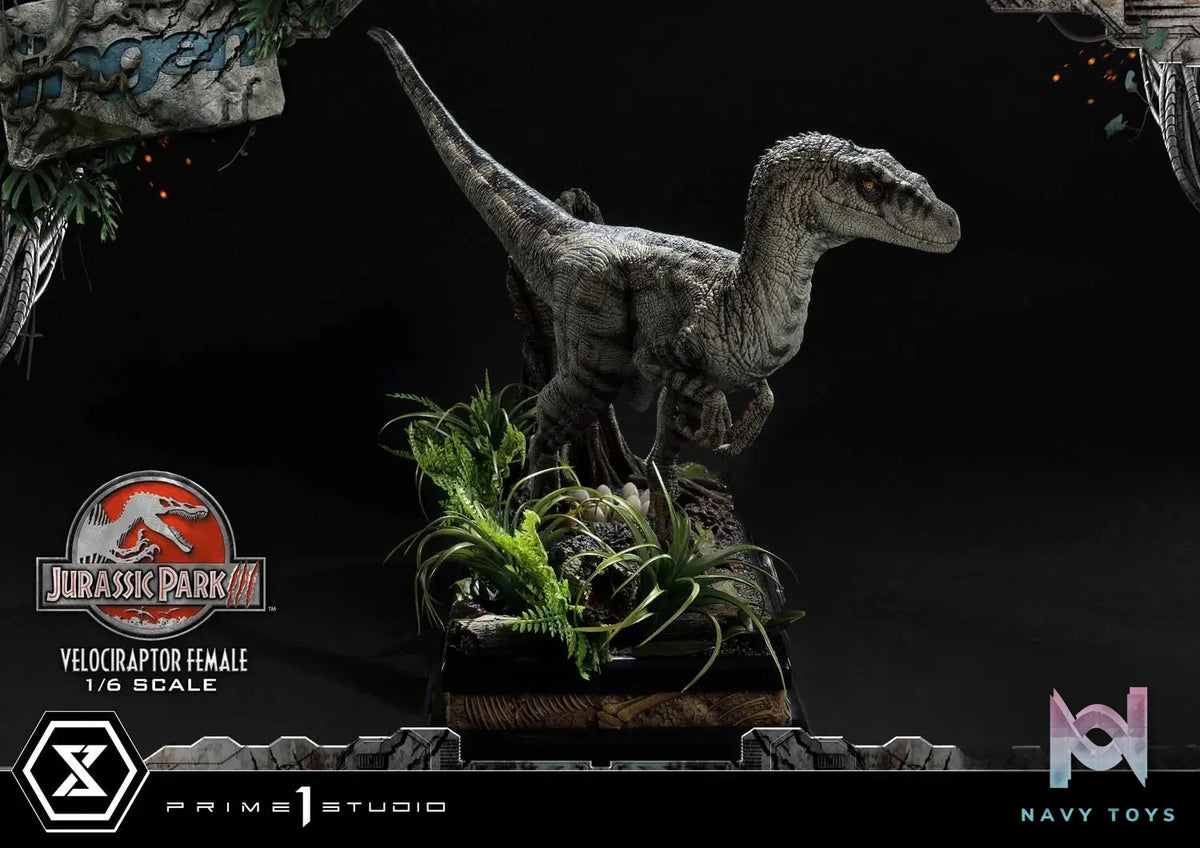 Prime 1 Studio – Legacy Museum Collection Jurassic Park III (Film) Velociraptor Female LMCJP-11 LMCJP-11S (Licensed)