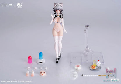 EIIFOX X BearPanda – Cat Maid Little Pudding 1/12 Scale Action Figure (Licensed)