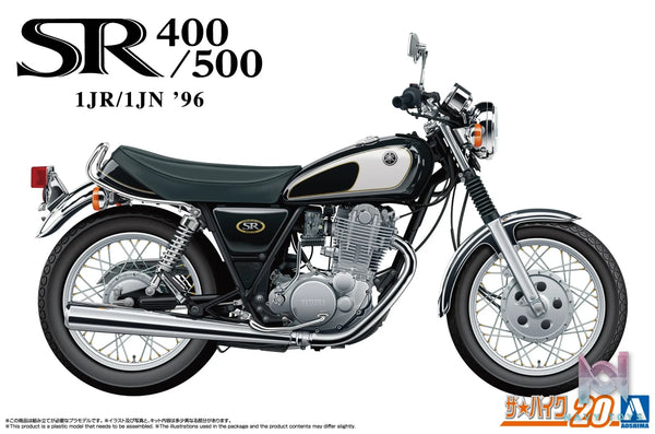 AOSHIMA – 1/12 Yamaha 1JR SR400 / 1JN SR500 ’96 & Kawasaki ZR400C ZEPHYRχ ’09 (Licensed)