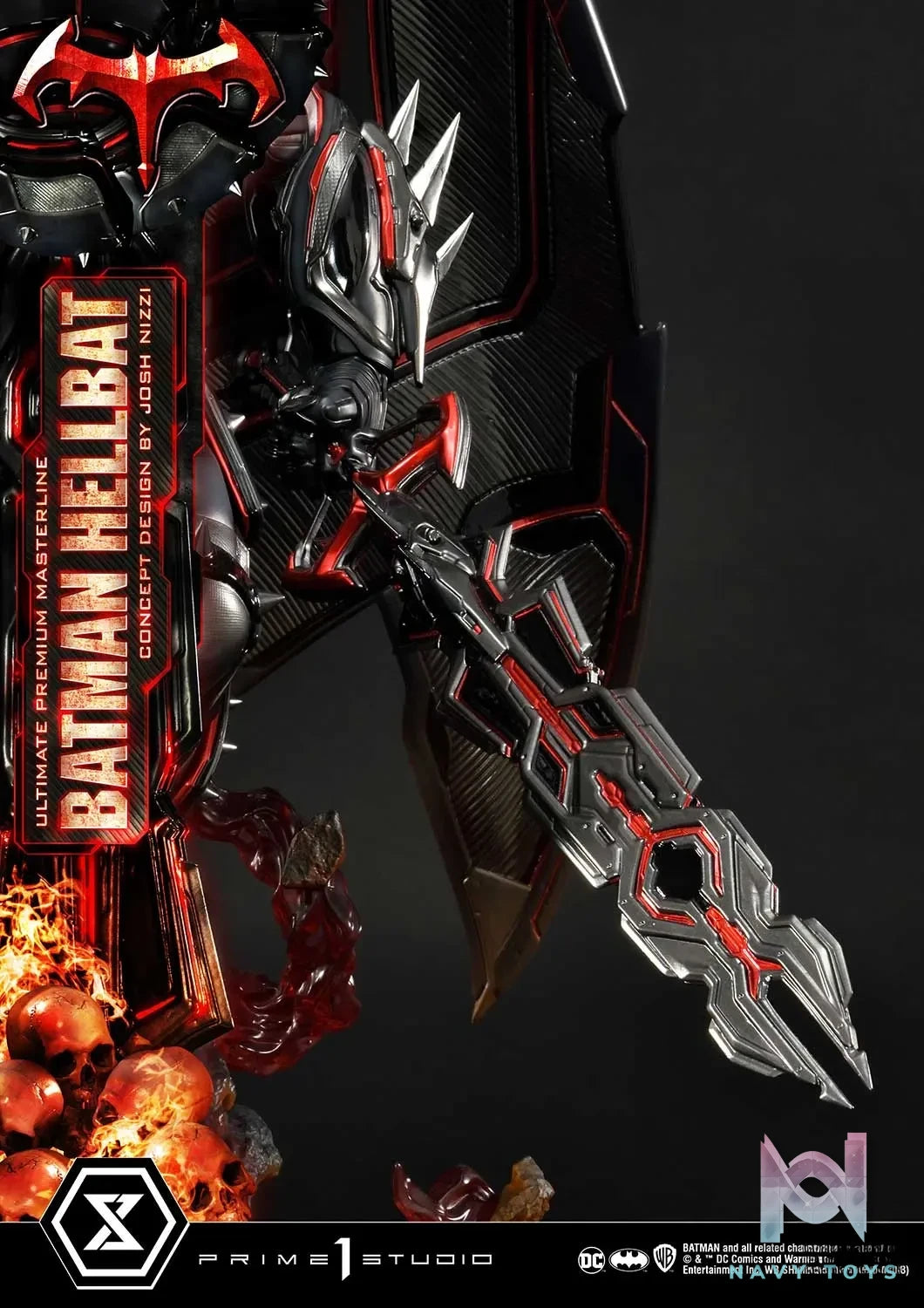 Prime 1 Studio – Ultimate Premium Masterline Batman (Comics) Batman Hellbat Concept Design by Josh Nizzi UPMDC-06 UPMDC-06DX UPMDC-06DXS (Licensed)