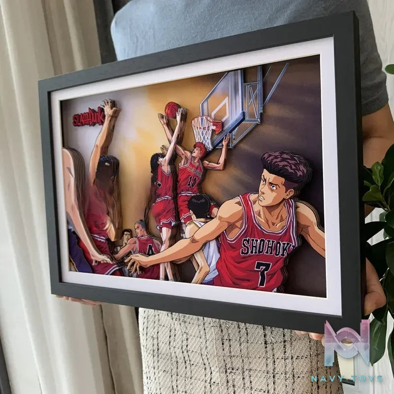KALA HOME Studio – Slam Dunk Multiple Characters #06 3D Decorative Painting Slam Dunk