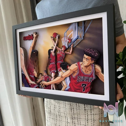 KALA HOME Studio – Slam Dunk Multiple Characters #06 3D Decorative Painting Slam Dunk