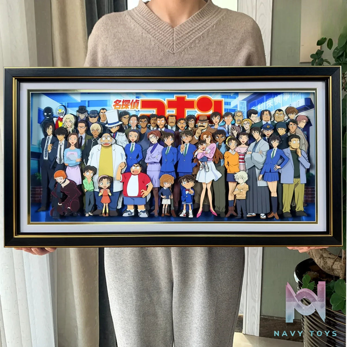 KALA HOME Studio – Detective Conan Multiple Characters #04 3D Decorative Painting Detective Conan