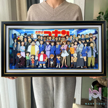 KALA HOME Studio – Detective Conan Multiple Characters #04 3D Decorative Painting Detective Conan