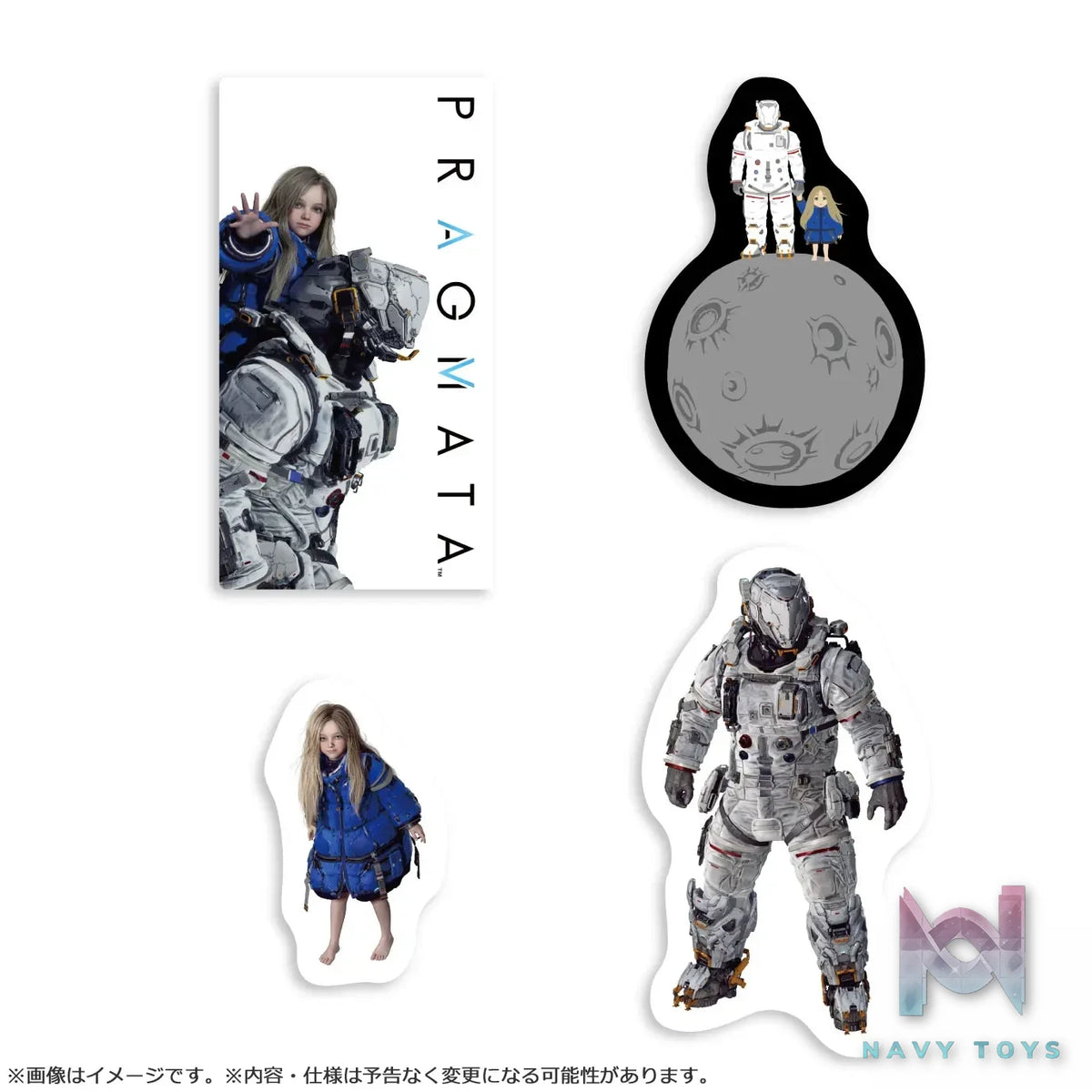CAPCOM Studio – Pragmata Acrylic Stand X Sticker Set (Licensed)