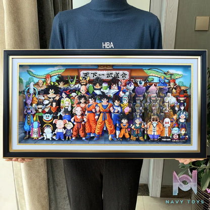 KALA HOME Studio – Dragon Ball Multiple Characters #02 3D Decorative Painting Dragon Ball